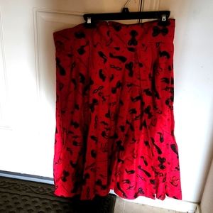 Deadly Danes pinup skirt